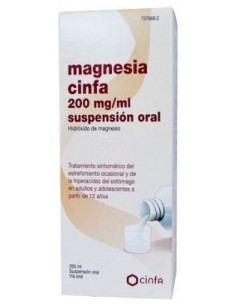 Magnesia Cinfa 200 mg/ml Suspension Oral 260 ml