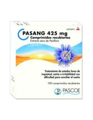 Pasang 425 mg 100 Comprimidos Recubiertos