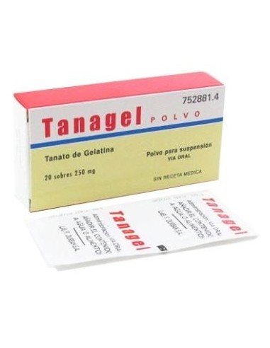 Tanagel Polvo 250 mg 20 Sobres Polvo Suspension Oral