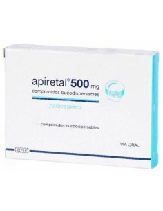 Apiretal 500 mg 24 Comprimidos Bucodispersables