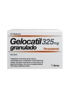 Gelocatil 325 mg 12 Sobres granulado Oral