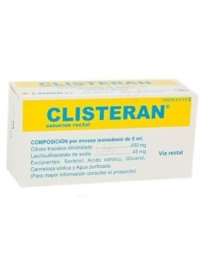 Clisteran 45 mg/450 mg Solucion Rectal 4 Enema 5 ml