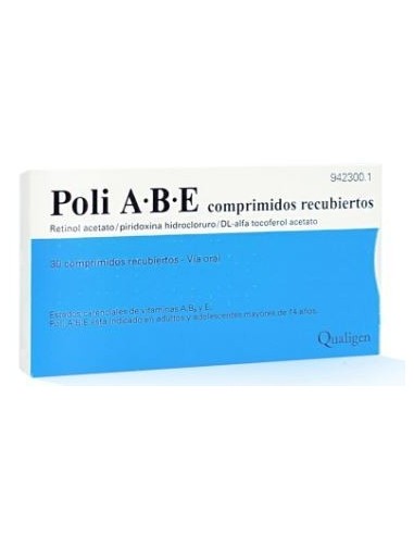 Poli Abe 5000/50/50 mg 30 Comprimidos Recubiertos