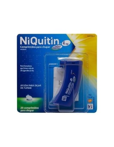 Niquitin 4 mg 20 Comprimidos para Chupar Menta
