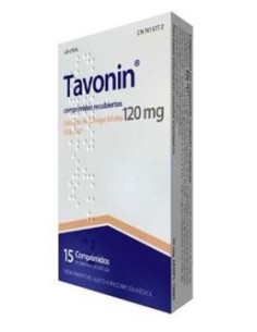 Tavonin 120 mg 15 Comprimidos Recubiertos