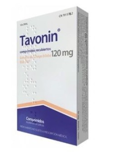 Tavonin 120 mg 30 Comprimidos Recubiertos