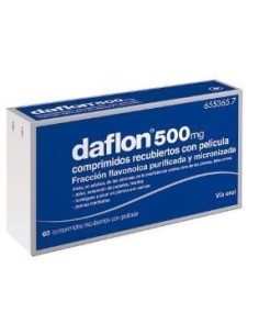 Daflon 500 500 mg 60 Comprimidos Recubiertos