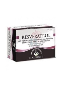 El Naturalista Resveratrol 60 cápsulas