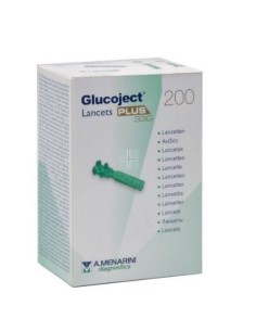 Glucoject Lancets Plus 33 gr 200 Lancetas