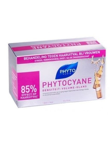 Phytocyane Tratamiento Anti - Caida 12 Ampollas