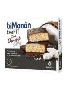 Bimanan Pro Barrita Chocolate-Coco 6 uds