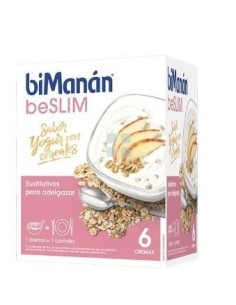 Bimanan Beslim Crema Sabor yogurt con Cereales 6 Sobres