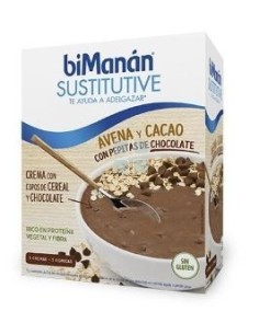Bimanan Sustitutive Crema de Avena con Cacao 5 Sobres