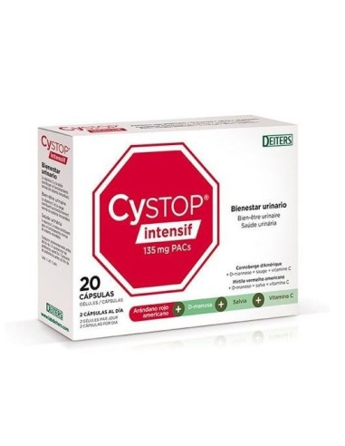 Cystop Intensif Bienestar Urinario 20 cápsulas