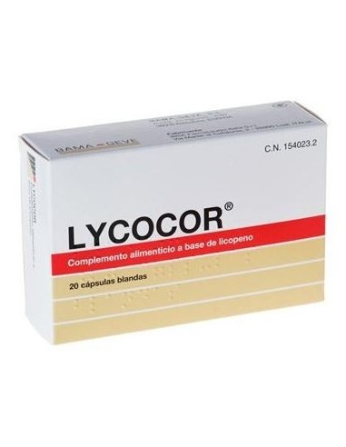 Lycocor 20 cápsulas Blandas