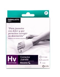 Corrector Juanete Descanso Farmalastic Feet Talla P