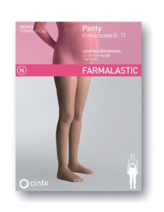 Farmalastic Panty Media Compresión Normal Beige Talla P