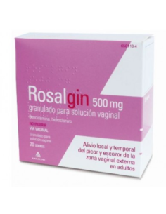 Rosalgin 500 mg granulado Solucion Vaginal 20 Sobres