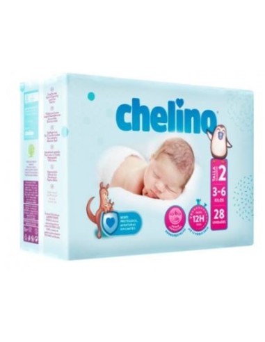 Chelino Fashion & Love Pañal Infantil T- 2 (3 - 6 Kg) 28 Pañales