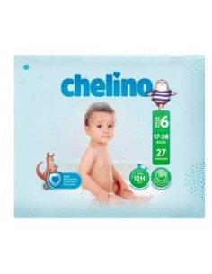 Pañal Infantil Chelino Fashion & Love T- 6 (17 - 28 Kg) 27 Pañales