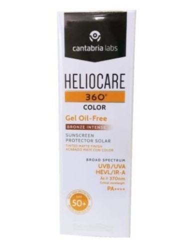 Heliocare 360 SPF 50+ Gel Oil-Free Bronce Intense 50 ml