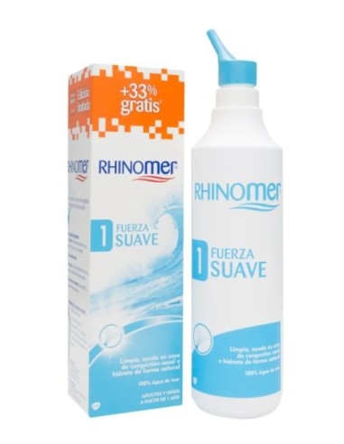 Rhinomer Fuerza 1 Spray Nasal 180 ml + 33% Gratis