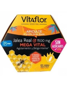 Vitaflor Jalea Real Mega Vital Ampolla Bebible 1500 mg 200 ml 20 Amp