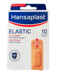 Hansaplast Elastic Aposito Adhesivo 10 unidades 72 X 22 Mm