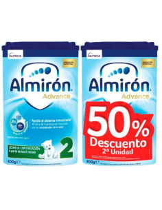 Almirón Advance + Pronutra 2 Polvo Pack Ahorro 50% 800 gr 2 uds