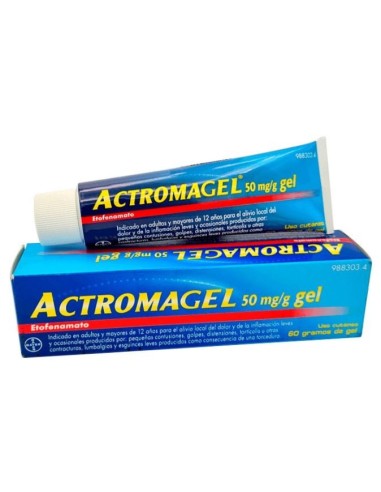 Actromagel 50 mg/g Gel Topico 60 gr