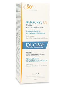 Ducray Keracnyl Uv Fluido Anti-Imperfecciones Spf 50+ Uva 1 Envase 50 ml