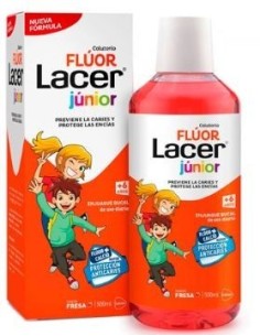 Lacer Colutorio Infantil Fluor Semanal Fresa 100 ml