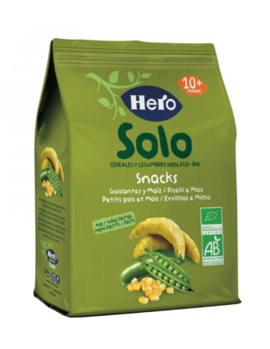Hero Snack Eco Solo Guisante y Maiz 50 G