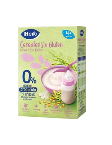 Hero Baby Pedialac Papilla Cereales Sin Gluten + 6 Meses 340 G
