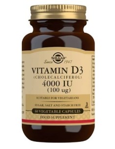 SOLGAR Vitamina D3 4000 UI...