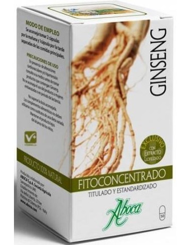 Aboca Fitoconcentrado Ginseng 500 mg 50 cápsulas