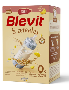 Hero Baby Papilla de 8 Cereales con Fruta - Para Bebés a Partir de los 6  Meses - Pack de 6 x 340 g : : Alimentación y bebidas